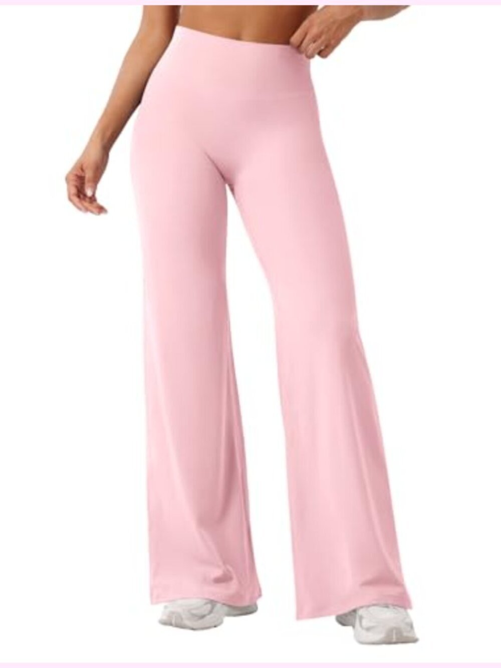 Straight Leg No Front Seam High Waist Yoga Leggings 29/31.5/33/35 Inseam